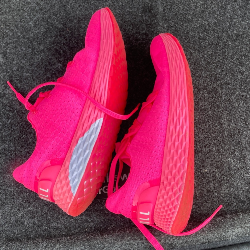 NoBull neon pink ripstop runners Women's Athletic Shoes